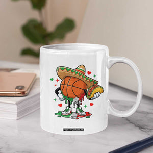 Funny Cinco De Mayo Basketball Coffee Mug Mexican Fiesta Party TS12 Print Your Wear
