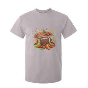 Funny Cinco De Mayo Football T Shirt For Kid Mexican Fiesta Party TS12 Ice Gray Print Your Wear