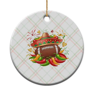 Funny Cinco De Mayo Football Ceramic Ornament Mexican Fiesta Party TS12 1pc Christmas Plaid Print Your Wear