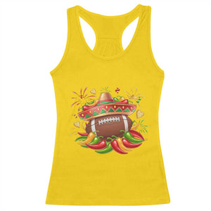 Funny Cinco De Mayo Football Racerback Tank Top Mexican Fiesta Party TS12 Daisy Print Your Wear