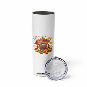 Funny Cinco De Mayo Football Skinny Tumbler Mexican Fiesta Party TS12 Print Your Wear