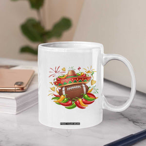 Funny Cinco De Mayo Football Coffee Mug Mexican Fiesta Party TS12 Print Your Wear
