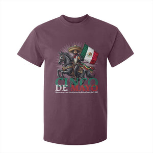 Cinco De Mayo Battle Of Puebla T Shirt For Kid Historical Mexican Heritage TS12 Maroon Print Your Wear