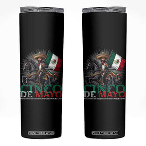 Cinco De Mayo Battle Of Puebla Skinny Tumbler Historical Mexican Heritage TS12 Black Print Your Wear