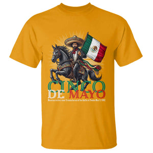 Cinco De Mayo Battle Of Puebla T Shirt Historical Mexican Heritage TS12 Gold Print Your Wear