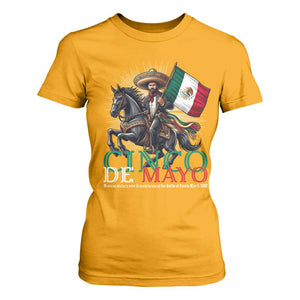 Cinco De Mayo Battle Of Puebla T Shirt For Women Historical Mexican Heritage TS12 Gold Print Your Wear