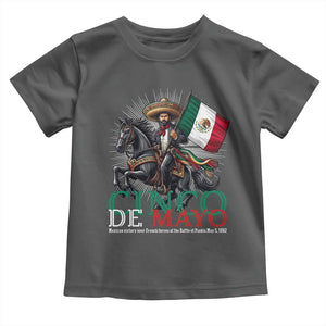 Cinco De Mayo Battle Of Puebla Toddler T Shirt Historical Mexican Heritage TS12 Dark Heather Print Your Wear