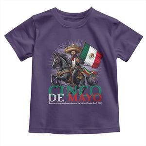 Cinco De Mayo Battle Of Puebla Toddler T Shirt Historical Mexican Heritage TS12 Purple Print Your Wear