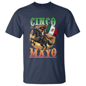 Cinco De Mayo Battle Of Puebla T Shirt Mexican Victory Heritage Pride TS12 Navy Print Your Wear