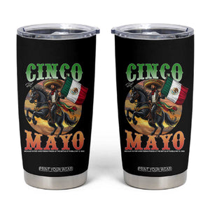 Cinco De Mayo Battle Of Puebla Tumbler Cup Mexican Victory Heritage Pride TS12 Black Print Your Wear