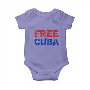 Free Cuba Baby Onesie Stand With Cuban People Gift TS12 Violet Print Your Wear