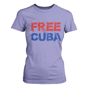 Free Cuba T Shirt For Women Stand With Cuban People Gift TS12 Violet Print Your Wear