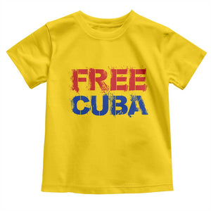 Free Cuba Toddler T Shirt Stand With Cuban People Gift TS12 Daisy Print Your Wear
