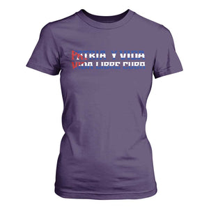 Viva Cuba Libre T Shirt For Women Cuban Freedom Movement TS12 Purple Print Your Wear