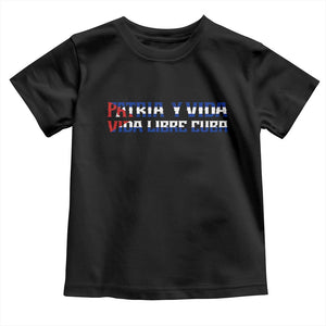 Viva Cuba Libre Toddler T Shirt Cuban Freedom Movement TS12 Black Print Your Wear