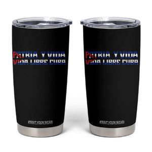 Viva Cuba Libre Tumbler Cup Cuban Freedom Movement TS12 Black Print Your Wear