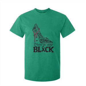In May We Wear Black T Shirt For Kid Skin Cancer Support Gift For Her TS12 Irish Green Print Your Wear