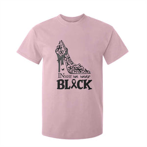 In May We Wear Black T Shirt For Kid Skin Cancer Support Gift For Her TS12 Light Pink Print Your Wear