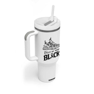 In May We Wear Black Tumbler With Handle Melanoma Support Family Gift TS12 Print Your Wear