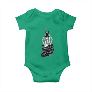 Melanoma Fighter Not Today Baby Onesie Skin Cancer Awareness Gift TS12 Irish Green Print Your Wear