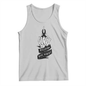 Melanoma Fighter Not Today Tank Top Skin Cancer Awareness Gift TS12 Ash Print Your Wear