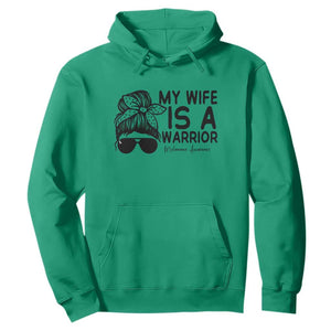 My Wife Is A Warrior Hoodie Melanoma Awareness Husband Gift TS12 Irish Green Print Your Wear