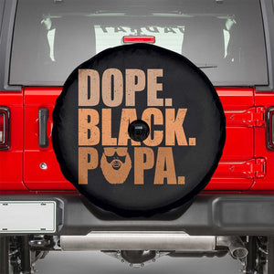 Dope Black Papa Spare Tire Cover Proud African American Fathers Day Gift