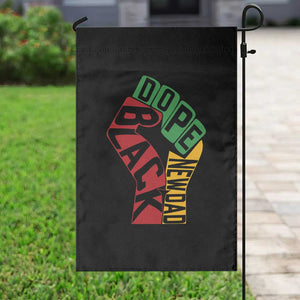 First Fathers Day Black Dad Garden Flag New Dad Gift