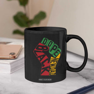 First Fathers Day Black Dad Coffee Mug New Dad Gift