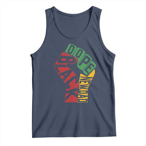 First Fathers Day Black Dad Tank Top New Dad Gift