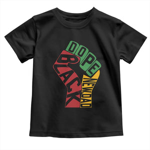 First Fathers Day Black Dad Toddler T Shirt New Dad Gift
