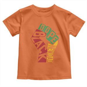 First Fathers Day Black Dad Toddler T Shirt New Dad Gift
