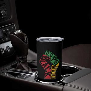 First Fathers Day Black Dad Tumbler Cup New Dad Gift