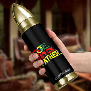 Dope Black Father Bullet Tumbler Proud Black Father Gift