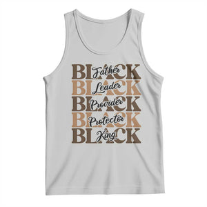 Father Leader Provider Protector King Tank Top Proud Black Dad Gift
