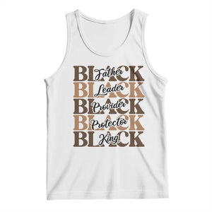 Father Leader Provider Protector King Tank Top Proud Black Dad Gift