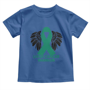 Liver Cancer Angel Warrior Wings Toddler T Shirt Green Ribbon Awareness Support Gift