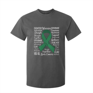 Liver Cancer Support Gift T Shirt For Kid Fearless Unbreakable Warrior Hope