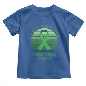 All Warriors Have Scars Liver Cancer Toddler T Shirt Green Ribbon Survivor Fighter Gift
