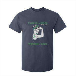 Liver Cancer Warrior Unbreakable Gift T Shirt For Kid Cancer Messed With The Wrong Girl