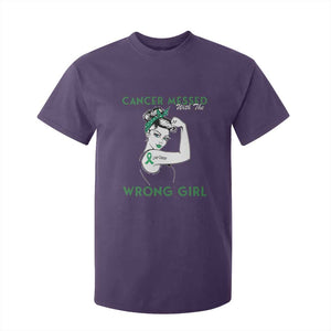 Liver Cancer Warrior Unbreakable Gift T Shirt For Kid Cancer Messed With The Wrong Girl