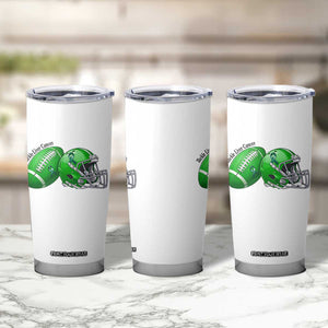Liver Cancer Support Gift Tumbler Cup October Tackle Cancer Football