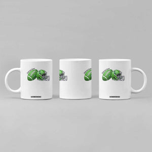 Liver Cancer Support Gift Coffee Mug October Tackle Cancer Football