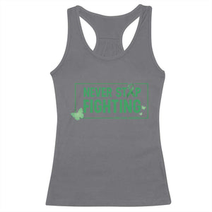 Liver Cancer Warrior Racerback Tank Top Never Stop Fighting Support Gift