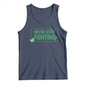 Liver Cancer Warrior Tank Top Never Stop Fighting Support Gift