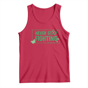 Liver Cancer Warrior Tank Top Never Stop Fighting Support Gift