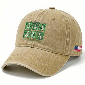Funny Liver Cancer Warrior Support Gift Washed Cotton Baseball Cap Just A Strong Goose