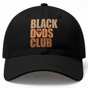 Black Dads Club Baseball Cap African American Fathers Day Gift