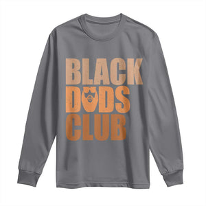 Black Dads Club Long Sleeve Shirt African American Fathers Day Gift