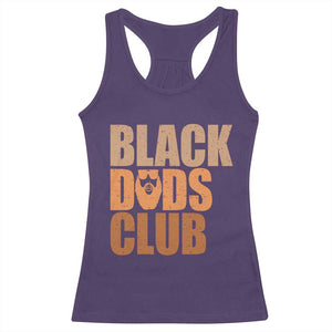 Black Dads Club Racerback Tank Top African American Fathers Day Gift